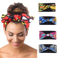 【CW】 African Pattern Print Headband for Bow Hair Wrap Band Fashion Accessories