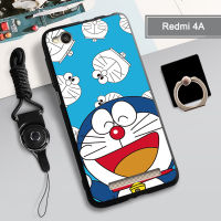 เคส TPU แบบนิ่มสำหรับ Xiaomi Redmi 4A เคสโทรศัพท์คลุมทั้งหมดสายรัดและฝามีที่ถือวงแหวนโทรศัพท์กันรอยขีดข่วนแบบแฟชั่น