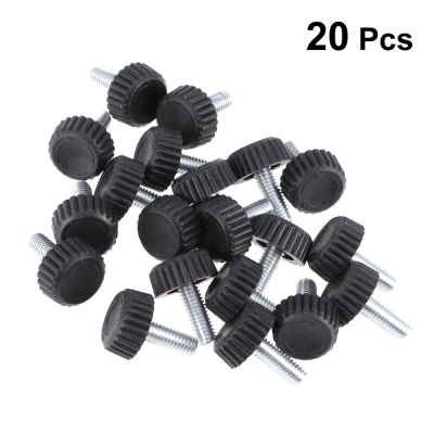 20PCS Hardware Accessories Adjustment Foot Plastic Adjustable Feet Screws