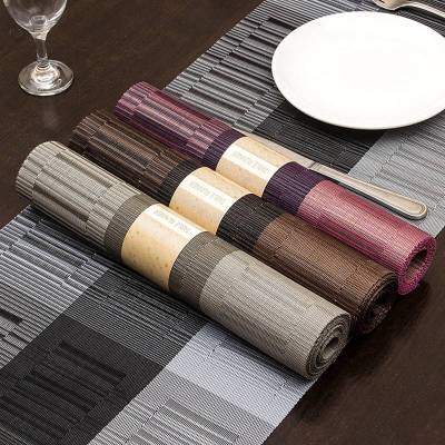 New PVC Table Runner Waterproof Table Runners Home Textile Table Runners for Party Restaurant Decor Placemat Tablecloth