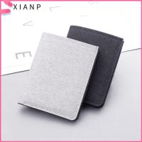 XIANP Simple Small Canvas Mini Coin Purse Multi-functional Men Short Wallet Card Holder