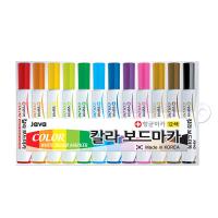 Java Whiteboard Marker ปก.ไวท์บอร์ด ขนาด 2 มม. แบบเซ็ต 12 สี