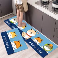 Cartoon Animal Kitchen Floor Mat Home Decoration Carpet for Living Room Long Hallway Anti-Slip Foot Rug Kitchen Entrance Doormat