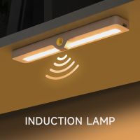 LED Side Induction Night Lights Motion Sensor TYPE-C Rechargeable Night Lamp for Kitchen Bedroom Under Bed Cabinet Closet Light Ceiling Lights