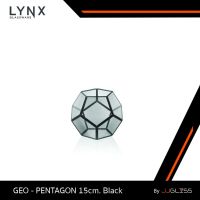 ?‍♂️?‍♂️มีของเลยจร้า.. JJGLASS - ( LYNX ) GEO - PENTAGON 15cm. Black - แจกันกระจก ทรงเรขาคณิต จัดสวน สำหรับตกแต่งบ้าน ไม่สามารถใส่น้ำได้ ?‍♂️?‍♂️?‍♂️?‍♂️ราคาถูก แจกันดอกไม้  แจกันดอกไม้พระ แจกันมินิมอล ดอกไม้