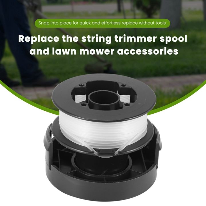 rs-136-replacement-string-trimmer-spool-line-for-black-decker-st4000-st4500-1-spool-1-cap-and-1-spring
