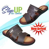 Sandal Lelaki POLO PU Leather BerkualitiMen Slipper Comfortable LEE