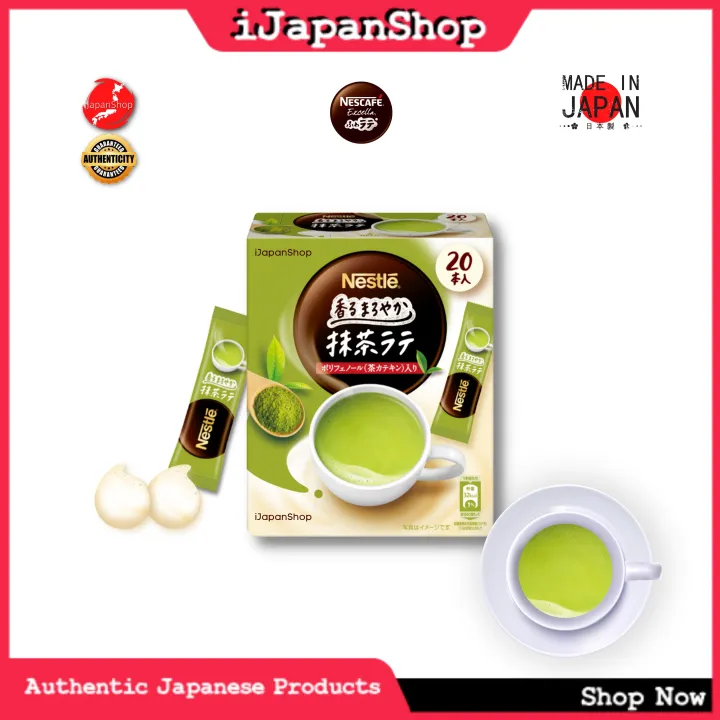 Nestle Instant Coffee and Tea Series Creamy Everyday Matcha 20 Sticks