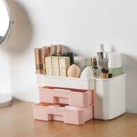 （QIQI tool） กล่องเดสก์ท็อปสำหรับโต๊ะทำงาน CosmeticBox ชั้นวางลิปสติก Home Organizer