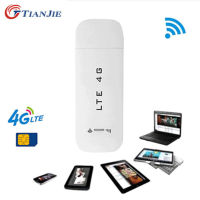 TIANJIE 3G4G Dong LTE WiFi Router 150M High Speed USB Modem Car Stick Wi Fi TDD Wireless Broadband Hotspot with Sim Card Slot