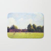 Natural Scenery Oil Painting Floor Mats Bathroom Non-Slip Pads Living Room Kitchen Bedroom Door Mat Flannel Washable Home Decor