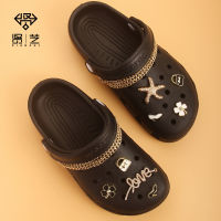 Adapt to Croc hole shoes diy accessories metal rhinestone decorative buckle removable shoe buckle shoe flower boy girl gift