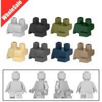 Feleph Wholesale 100Pcs/lot DIY Figure Accessories Building Blocks Kneeling Position Squatting Leg Lower Body MOC Toys for Kids