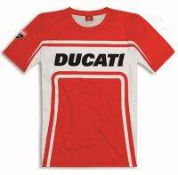 New mens Ducati motorcycle logo digital printing short-sleeved casual Harajuku high-quality T-shirt brand hip-hop mens top