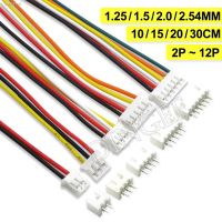 卍┋₪ 5Sets JST XH2.54 XH ZH PH 1.25mm 1.5mm 2.0mm 2.54mm Wire cable Connector 2 3 4 5 6 7 8 9 10 12 PIN male and female plug Socket