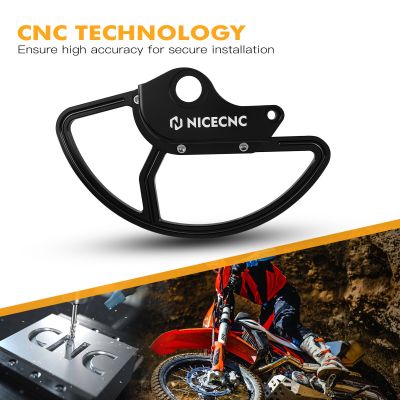 Nicecnc แผ่นจานเบรคด้านหน้าเครื่องป้องกันสำหรับ KTM 690 Enduro R Husqvarna 701 Enduro 2016 2017 2018 2019 2020 2021 2023 2022