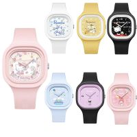 Anime Sanrio Hello Kitty Watch Kawaii Cute Kuromi Cinnamoroll Doll Glow Wrist Watch Waterproof Sports Casual Student Toys Gift