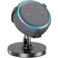 Table Holder For Echo Dot 3Rd Generation, 360° Adjustable Stand Bracket Mount For Smart Home Speaker, Improve Sound Visibility