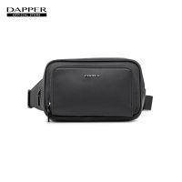 DAPPER กระเป๋าคาดอก/คาดเอว Double Zipper Belt Bag สีดำ