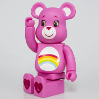 ร้อนแรงbearbrickหมีรักหมีCare Bearsฝนรุ้งรุ้งมือ