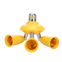 【YD】 3 1 E27 to Lamp Base Socket Splitter Bulb Holder
