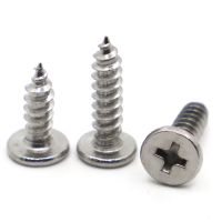 M2 M2.3 M2.6 M3 M3.5 M4 M5 M6 CM A2 304 Stainless Steel Phillips Cross Super Ultra Thin Flat Wafer Head Self-tapping Wood Screw Screw Nut Drivers