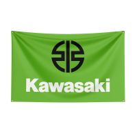 90x150cm Kwsks Flag Polyester Printed Racing Motorcycle Banner For Decor  Power Points  Switches Savers