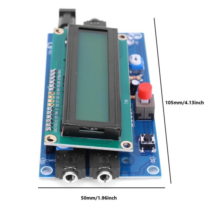 เครื่องอ่านรหัสมอร์ส-dc7-12v-บอร์ดนักแปลรหัสมอร์ส500ma-cw-เครื่องถอดรหัสเทรนเนอร์อุปกรณ์วิทยุแฮมจอแสดงผล-lcd