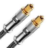 EMK Optical Cable 5.1 Digital SPDIF Toslink Cable Fiber Optical Audio Cable Gold-plated 1m 2m 3m for Soundbar HD Speaker PS4