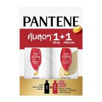 พร้อมจัดส่ง แพนทีน ลองแอนด์สตรอง ชุดแชมพูพร้อมครีมนวดผม 410 มล. x 2 ขวด Pantene Long &amp; Strong Shampoo And Conditioner 410 ml x 1+1 Bottles โปรโมชั่นพิเศษ มีเก็บเงินปลายทาง