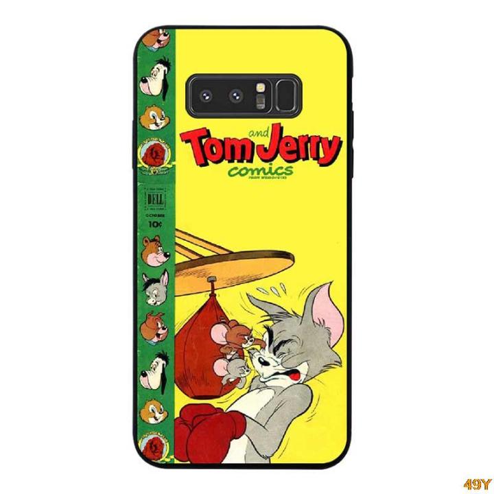 เคส49y-น่ารักสำหรับ-samsung-galaxy-note-8ซิลิคอนนุ่มรูปแบบ-htomj-เคส-tpu-เคสโทรศัพท์