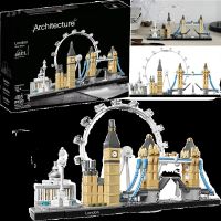 ป่าร้อน LIN431 - 卍 Architecture Skyline Blocks Set Kits Bricks Street View Assemble for Children Gifts