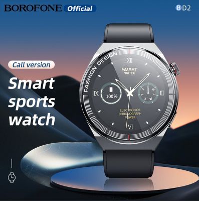 【การโทรสนับสนุน】BOROFONE BD2 นาฬิกาสมาร์ทวอท์ช สำหรับทุกเพศขนาด1.28นิ้วหน้าจอสัมผัส IP68นาฬิกากีฬาอัจฉริยะเป็นพิเศษกันน้ำ5.1บลูทูธสำหรับสมาร์ทโฟนและนาฬิกาอัจฉริยะทุกรุ่นรองรับเครื่องวัดชีพจรเวลานอน