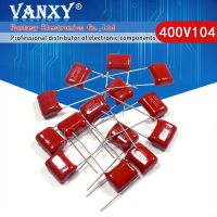 10PCS 400V104J Pitch 10mm 0.1UF 100NF 400V 104 CBB Polypropylene film capacitor Electrical Circuitry Parts