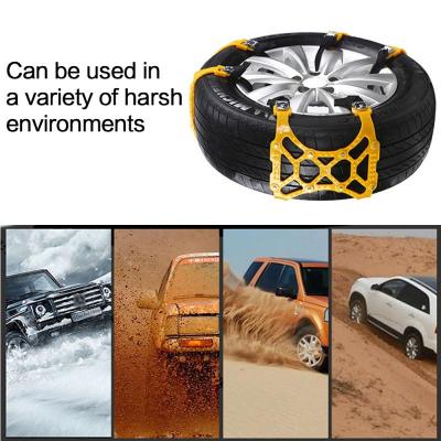 Car Tire Anti-skid Chains Thickened Beef Tendon Wheel Chain For Snow Mud Road Car Tire Anti-skid Chains Emergency Skid Chain