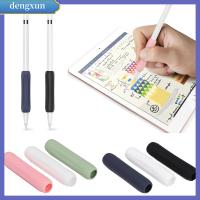 DENGXUN เคสซิลิโคนกันลื่น3ชิ้น,ปกป้องเต็มรูปแบบป้องกันรอยขีดข่วน Stylus iPad ที่วางปากกาสัมผัสห่อเคสโทรศัพท์กันกระแทก