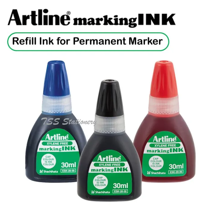 ARTLINE Marking Ink or Refill Ink for Permanent Marker Pen 30ml