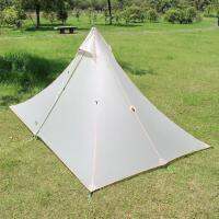 ASTA 2018 High Quality 2 Side Silicone Pyramid Fly Of Outdoor Camping Tent 265*170*135Cm