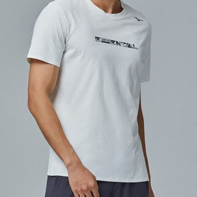 LEMON Mizuno เสื้อยืดลําลอง ผ้าฝ้าย แขนสั้น ทรงหลวม เหมาะกับการวิ่ง เล่นกีฬา สําหรับผู้ชาย และผู้หญิง