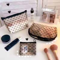 【jw】♕  Fashion Design Transparent Ladies Storage Womens Soft Flocking Female Change Clutch Purse