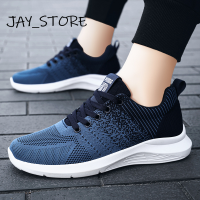 JAY_STORE  รองเท้าผ้าใบผู้ชาย รองเท้ากีฬาผช รองเท้าแฟชั่นผู้ชาย ใส่สบาย 2023ใหม่ XYD2390QBL 41Z231013