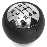 【cw】 6 Speed Car Gear Stick Shift Knob For Peugeot 307 308 3008 407 5008 807 PARTNER B9 TEPEE Citroen C3 C4 C8 Picasso