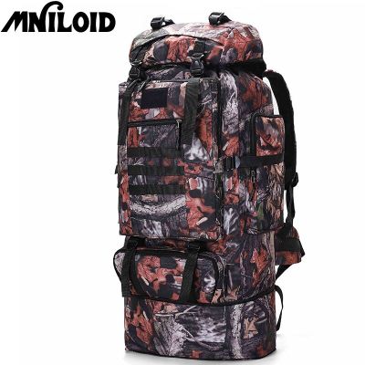 MNILOID 100L Military Tactical Backpack Army Bag Hiking Outdoor Men Rucksack Camping Climbing Trekking Mountain Sports Bags