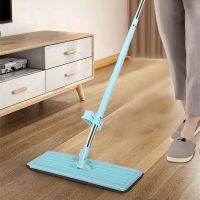 Microfiber Flat Mop Hand Free Squeeze Floor Mops Lazy Reusable Household Cleaner Tools Dry Wet Telescopic Mops Floor Cleaning