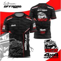 T SHIRT -  [02] เสื้อยืดระเหิด 4X4 Extreme Off-Road _ เจอร์ซีย์ Off-Road ผจญภัยกำลังเรียก _ แขนยาว _ ผู้ชาย _ ผู้หญิง _ พลัสขนาด