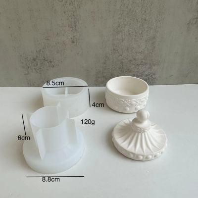Soap Stripe Gypsum Decorate Aromatherapy Handmade Silicone Mold Candle Mould