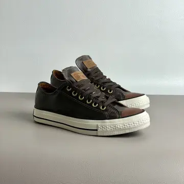 CONVERSE Sneakers Shoes Classic Leather Classic Skin CT BROWN LOW PREMIUM  SIZE 38-43 MADE IN VIETNAM
