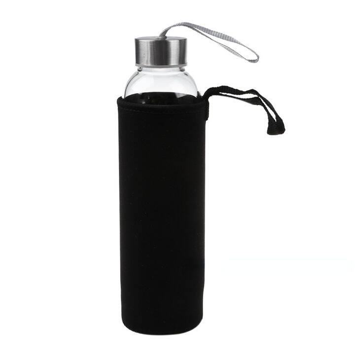 550ml-stainless-steel-tea-bottle-infuser-glass-bottle-with-tea-filter-infuser-protective-bag-water-glass-bottle