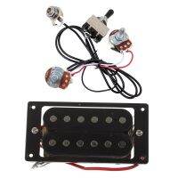 【CW】 2Pcs Humbucker Coil Electric Pickups   Frame Screw  amp; 1Set Wiring Harness Prewired Pickup