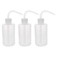 3X 500Ml 90 Degree Angle Tip Oil Liquid Holder Squeeze Bottle Clear White